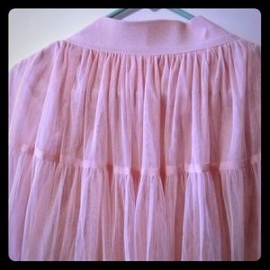 Blush pink tutu skirt
